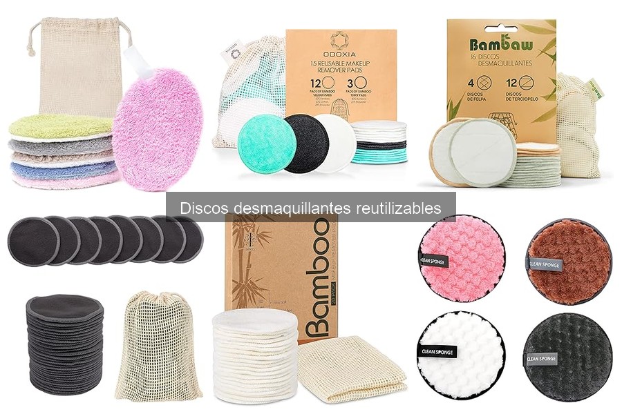 Coste a largo plazo de los discos desmaquillantes reutilizables
