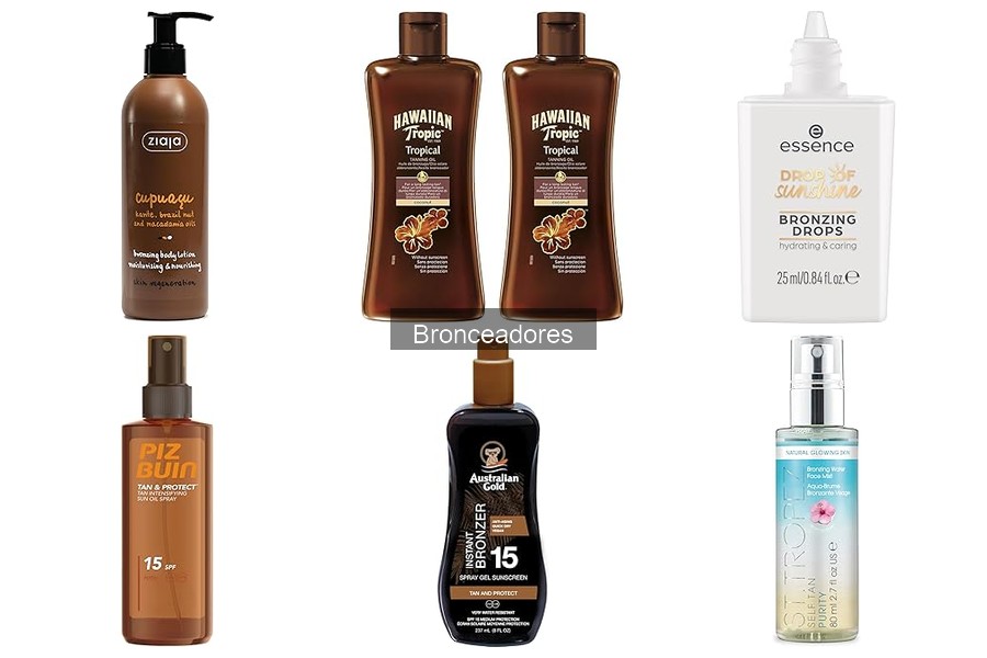 Descubre los diferentes tipos de bronceadores en el mercado