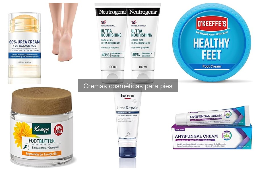 Dónde comprar cremas cosméticas para pies a buen precio
