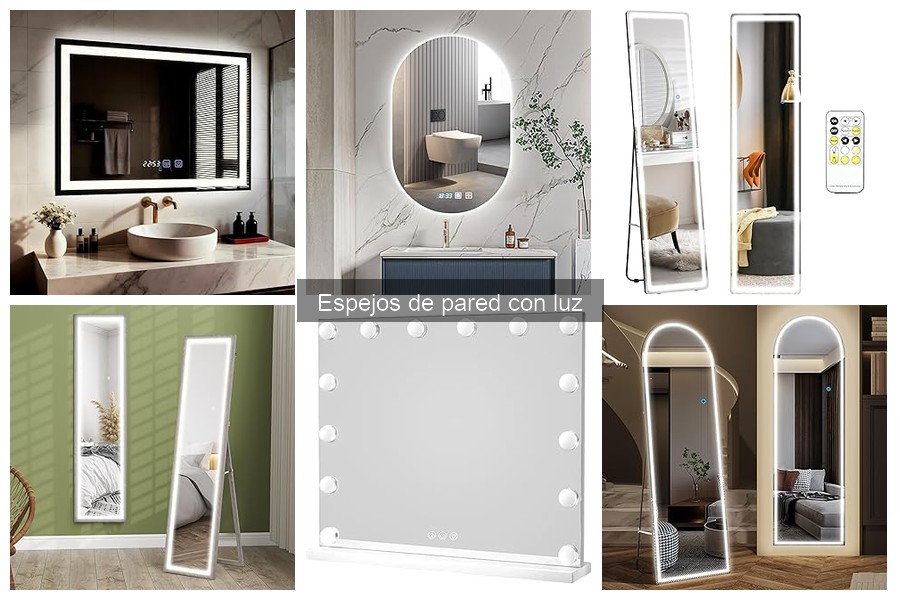 Dónde comprar espejos de pared con luz a buen precio