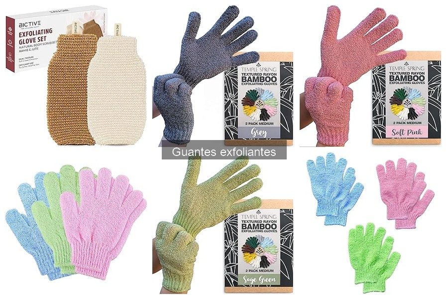 Dónde comprar guantes exfoliantes y precios a considerar