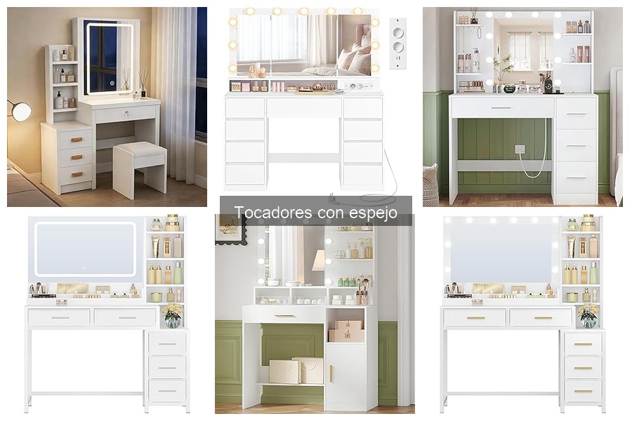 Dónde comprar tocadores con espejo a buen precio