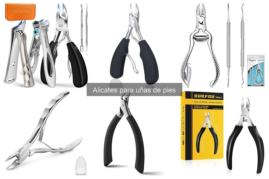 Errores comunes al usar alicates para uñas de pies
