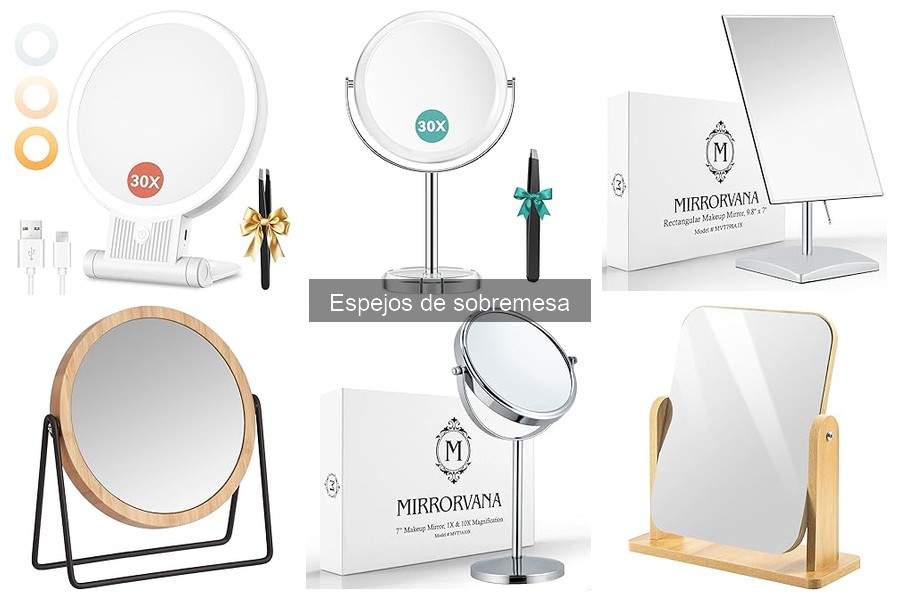 Errores comunes al usar un espejo de sobremesa