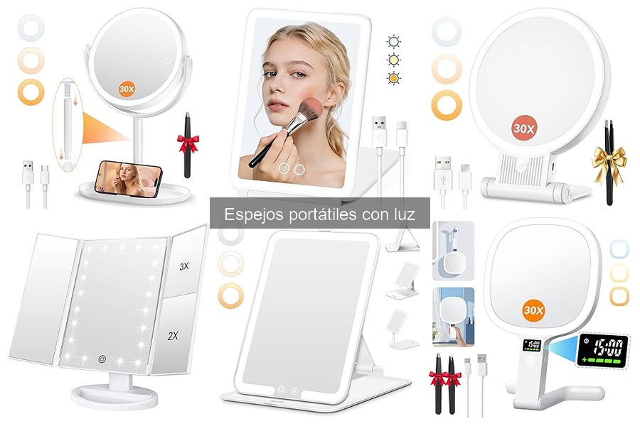 ¿Espejos portátiles con luz? Descubre si son necesarios