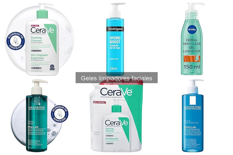 Geles Limpiadores Faciales Recomendados por Dermatólogos
