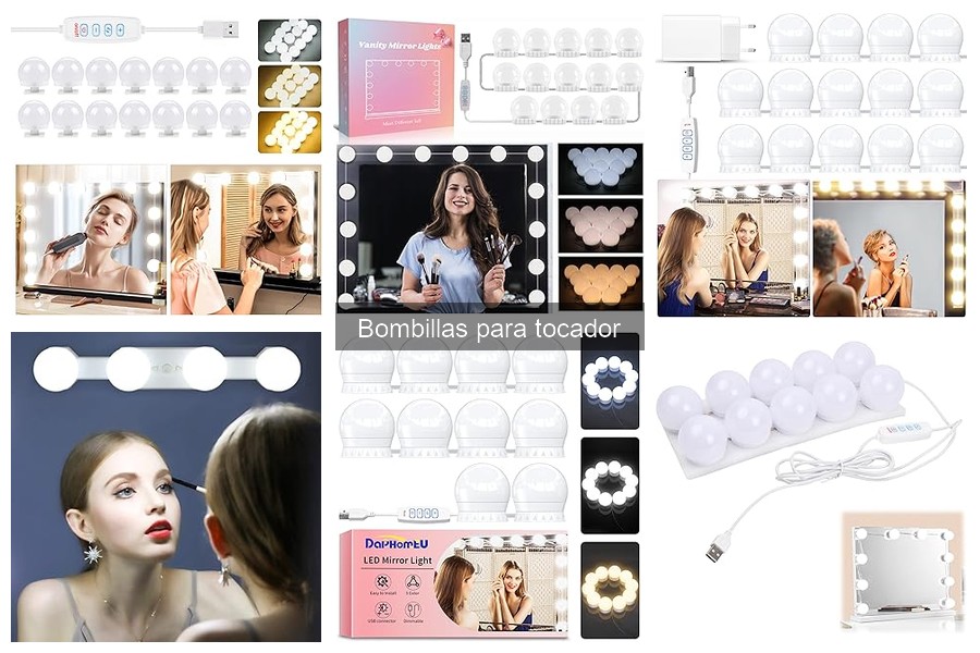 Guía de compra de bombillas para tocador y maquillaje