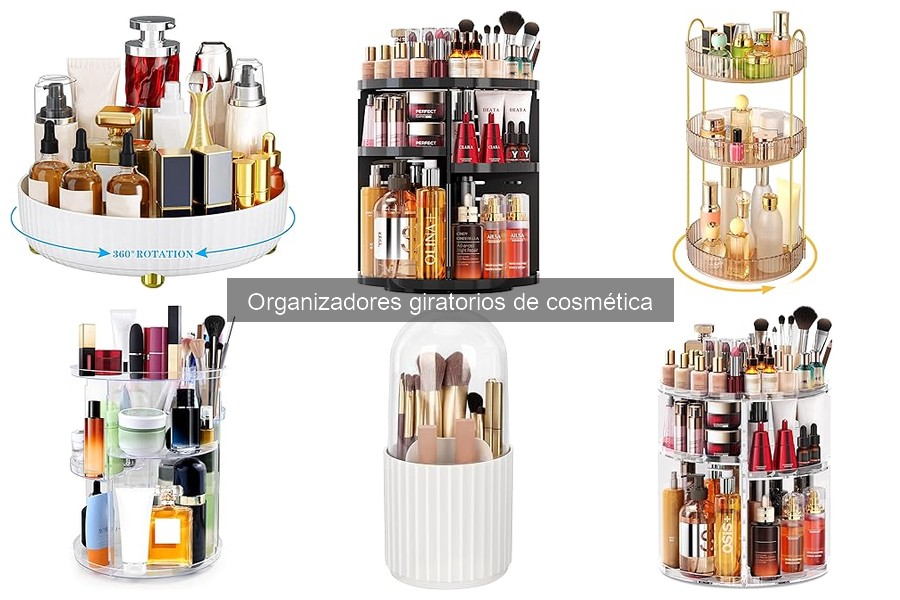 Guía para comprar un organizador giratorio de cosmética