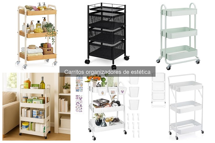 Guía para elegir el carrito organizador de estética perfecto