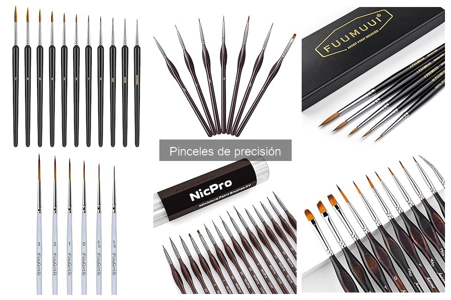 Guía para Elegir el Pincel de Precisión Ideal