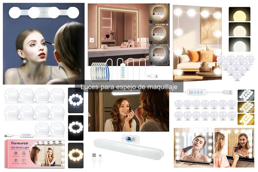 Guía para elegir luces para espejo de maquillaje