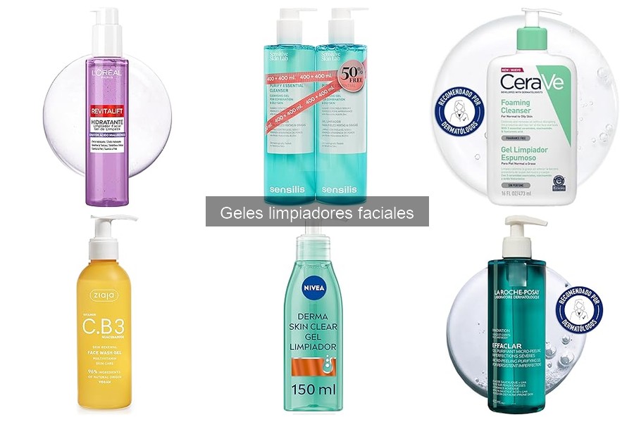 Ingredientes a evitar en geles limpiadores faciales