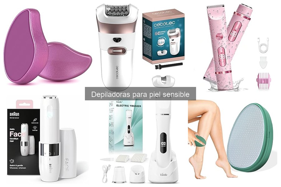 Las Mejores Depiladoras para Piel Sensible ¡Sin Dolor!