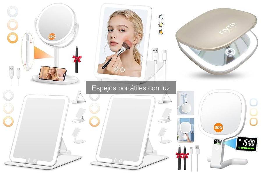 Las mejores marcas de espejos portátiles con luz