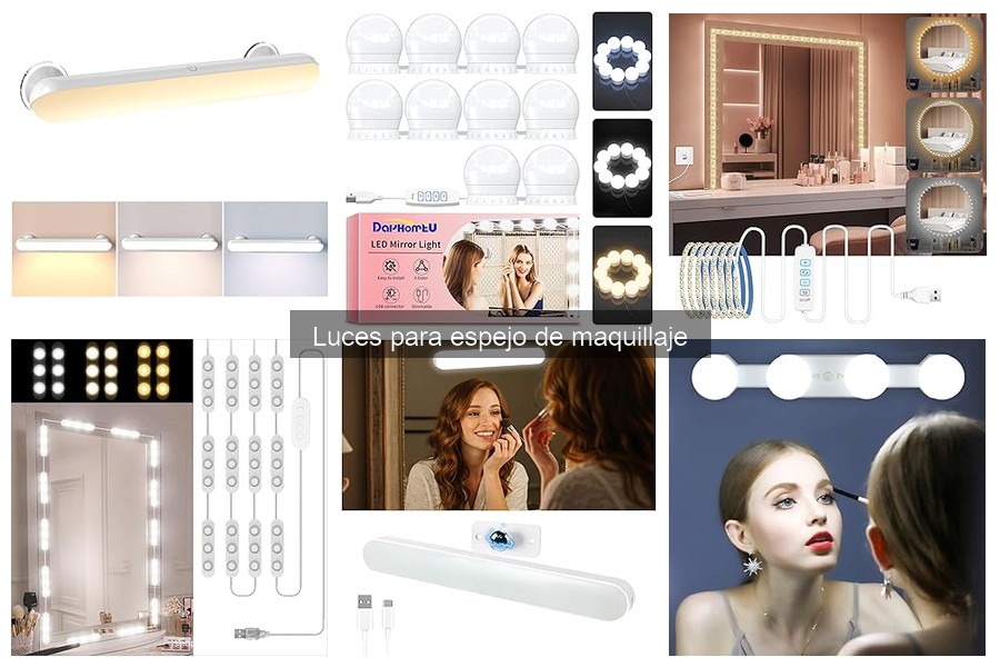 Luces para Espejo de Maquillaje: ¿Qué Son y Beneficios?