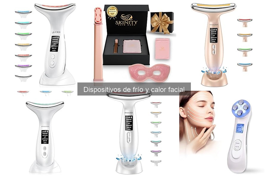 Mantenimiento y limpieza de dispositivos de frío y calor facial