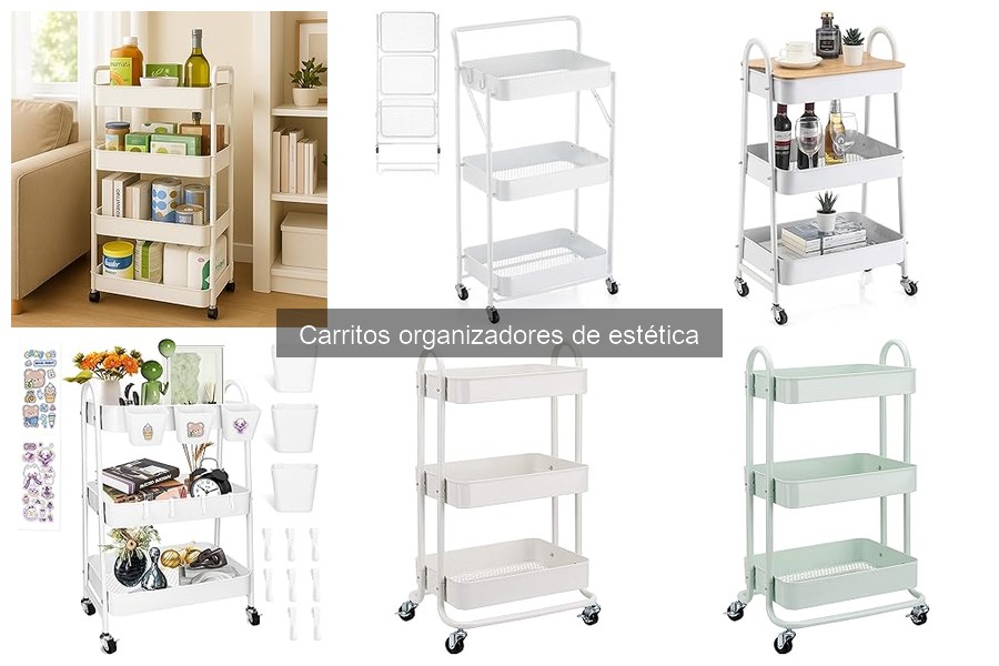 Mejores accesorios para tu carrito organizador de estética
