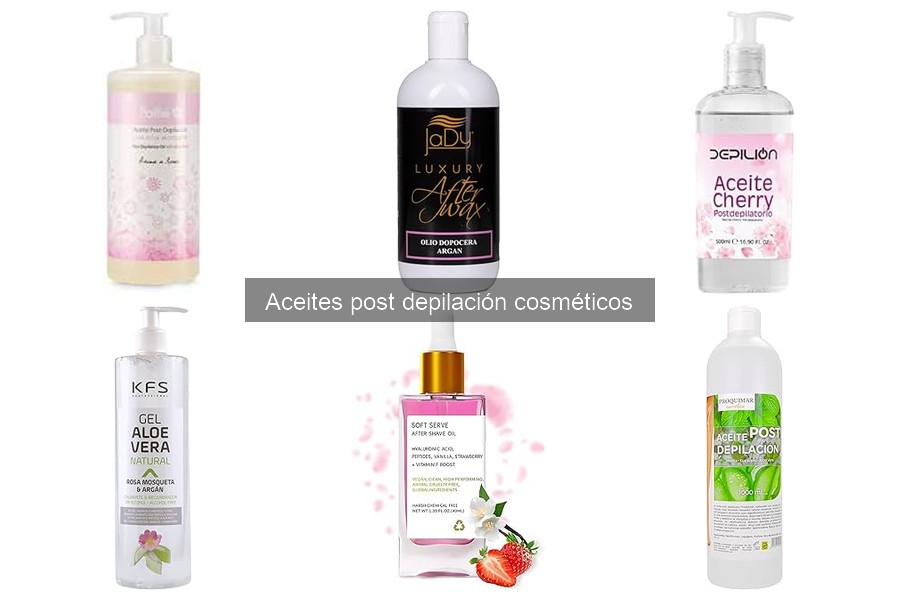 Mejores aceites post depilación para piel sensible