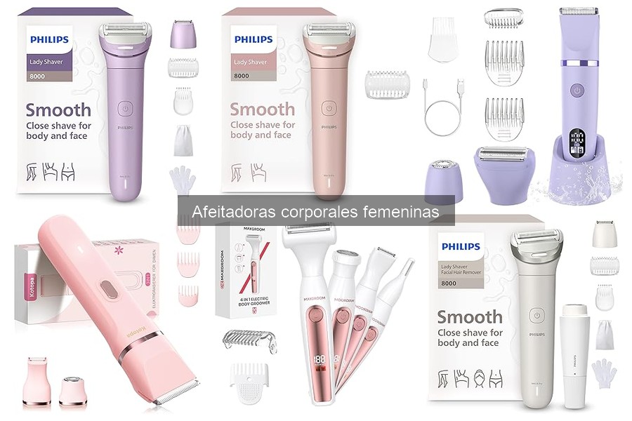 Mejores Afeitadoras Corporales Femeninas para Piel Sensible