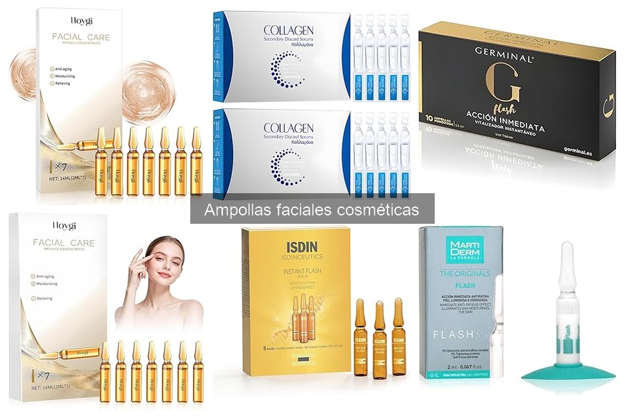 Mejores ampollas faciales para piel seca: guía de compra