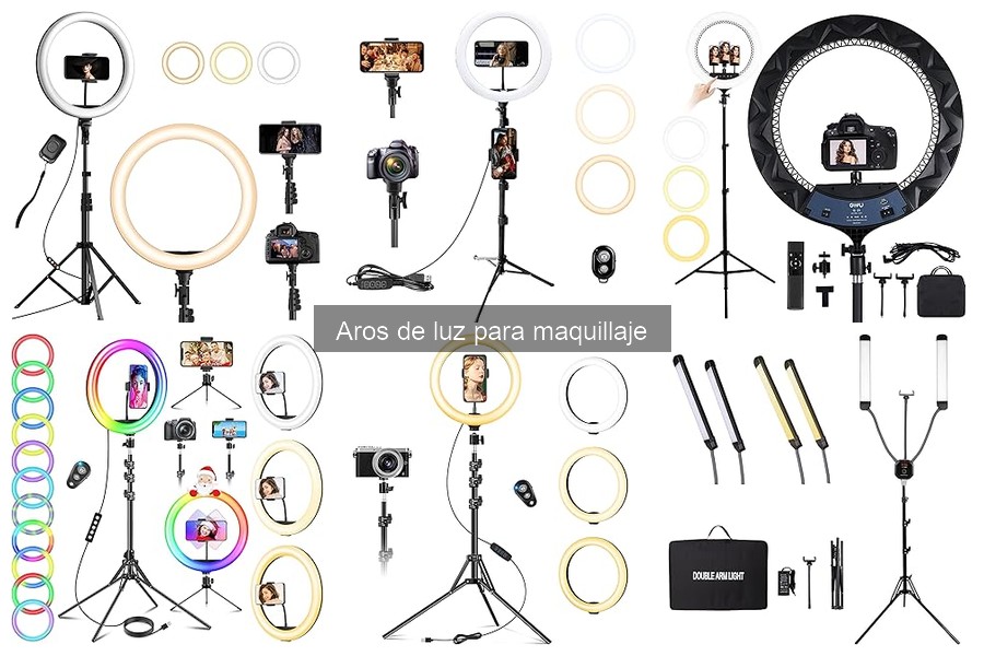 Mejores aros de luz para maquillaje en 2023: comparativa
