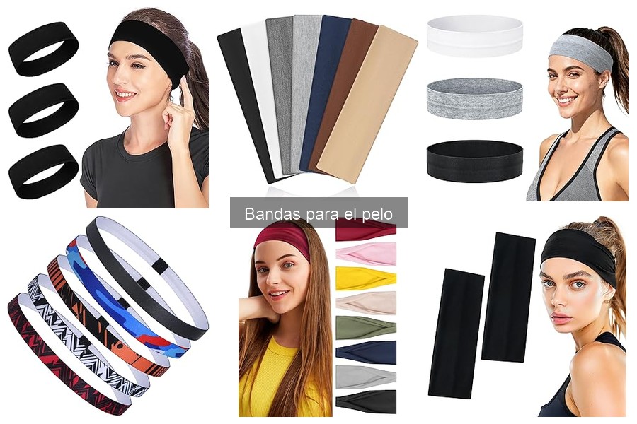Mejores bandas para el pelo ideales para hacer deporte