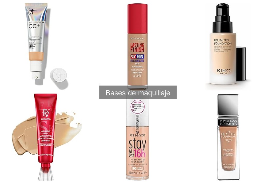 Mejores bases de maquillaje para piel grasa: comparación 2023