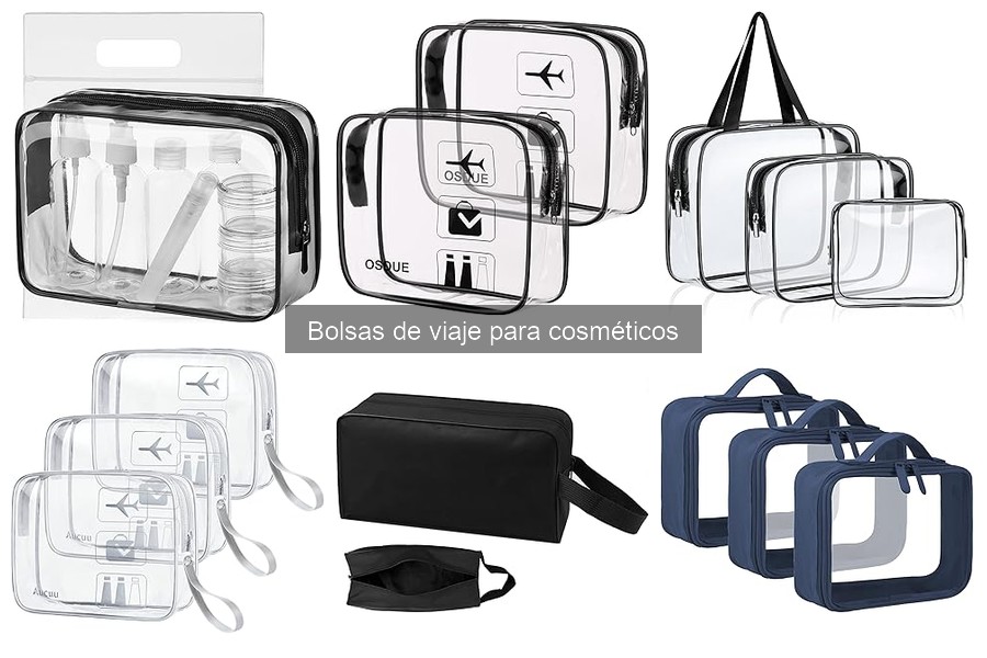 Mejores bolsas de viaje para cosméticos según el tipo de viaje
