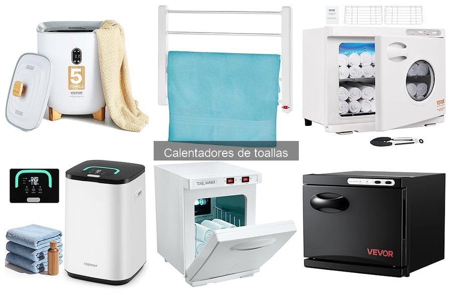 Mejores calentadores de toallas para baños pequeños
