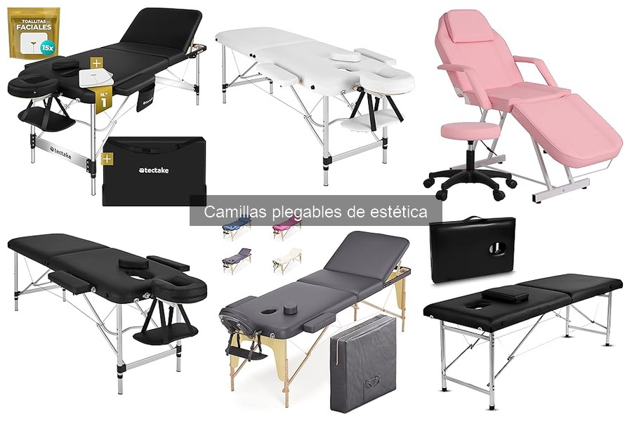 Mejores camillas plegables para uso profesional en estética