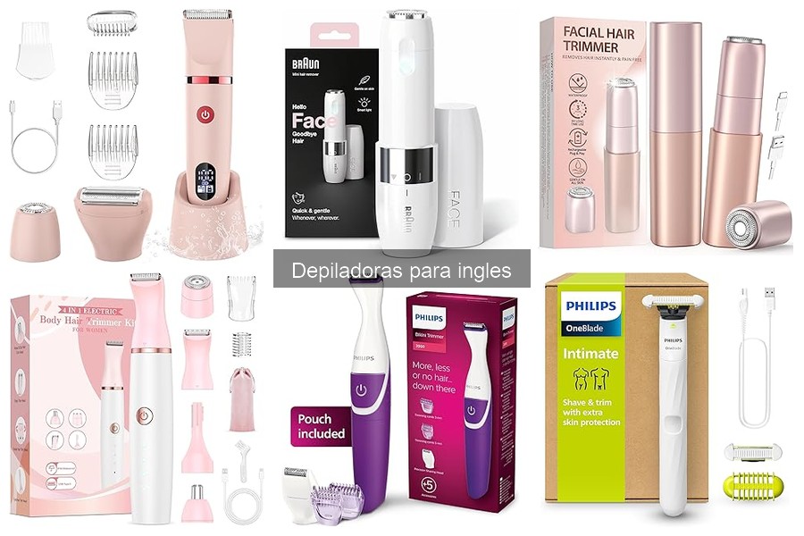 Mejores depiladoras para ingles sensibles: Comparativa 2023