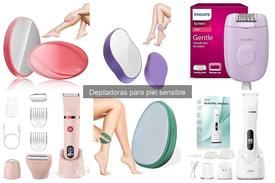 Mejores depiladoras para piel sensible: opiniones de usuarios