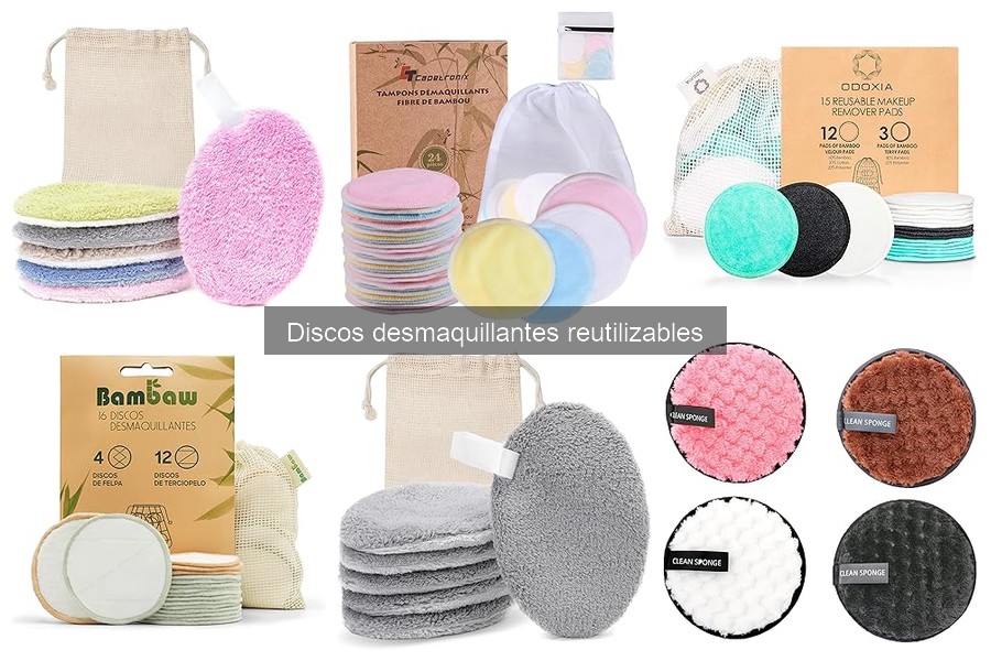 Mejores discos desmaquillantes reutilizables: comparativa 2023