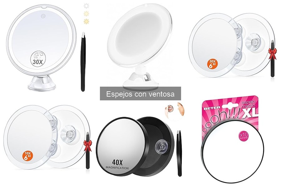 Mejores espejos con ventosa para baño: comparativa 2023