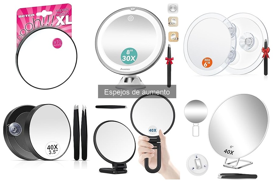 Mejores espejos de aumento para maquillaje: comparativa 2023