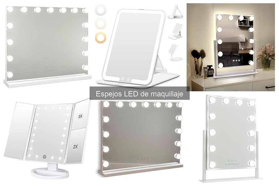 Mejores espejos LED de maquillaje: comparativa 2023
