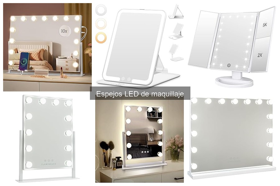 Mejores espejos LED de maquillaje para viajes en 2023