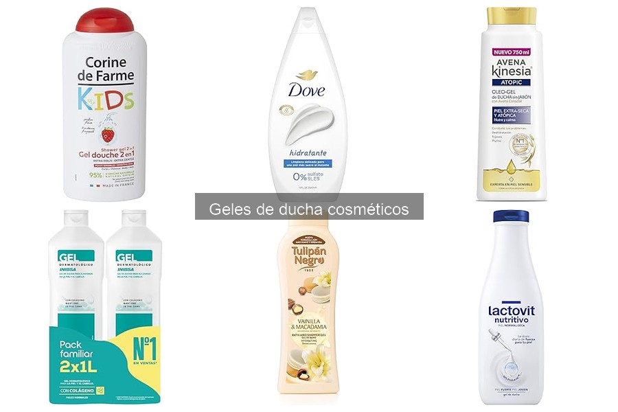 ** Mejores geles de ducha cosméticos para hombres: comparativa
