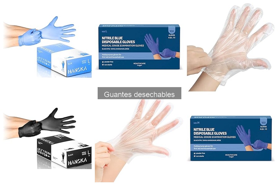 Mejores guantes desechables para uso doméstico