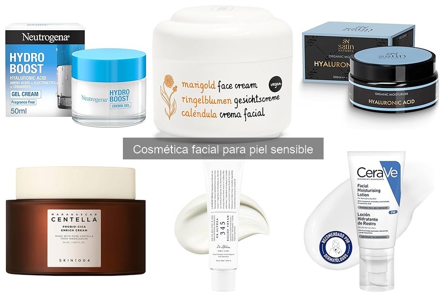 ** Mejores ingredientes en cosmética facial para piel sensible