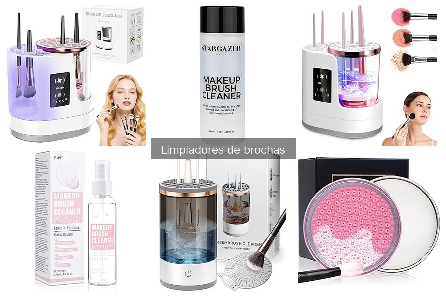 Mejores limpiadores de brochas para piel sensible: comparativa 2023