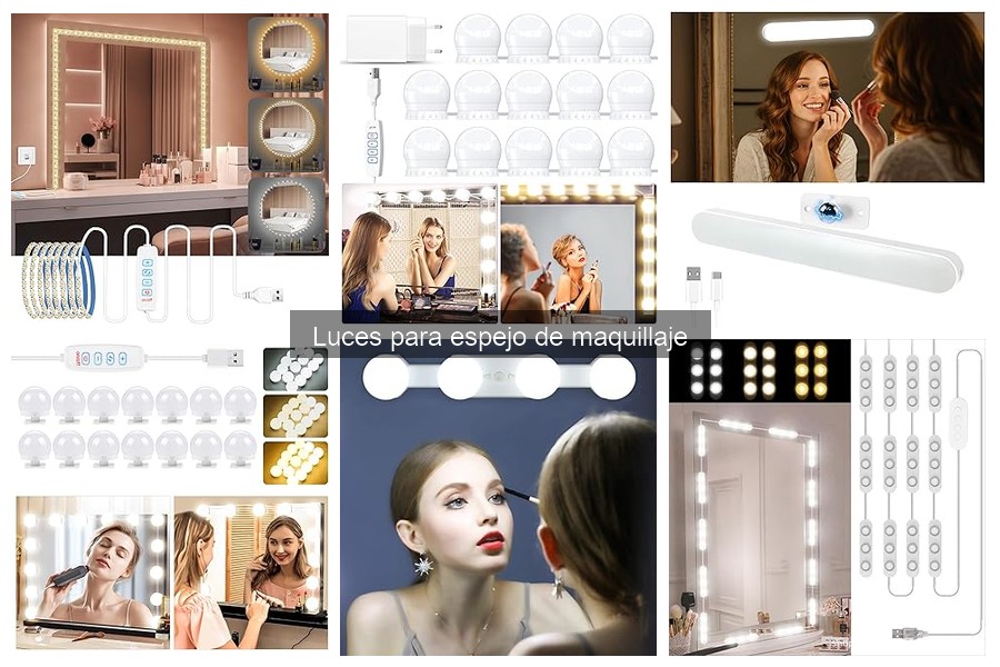 Mejores luces para espejo de maquillaje para principiantes