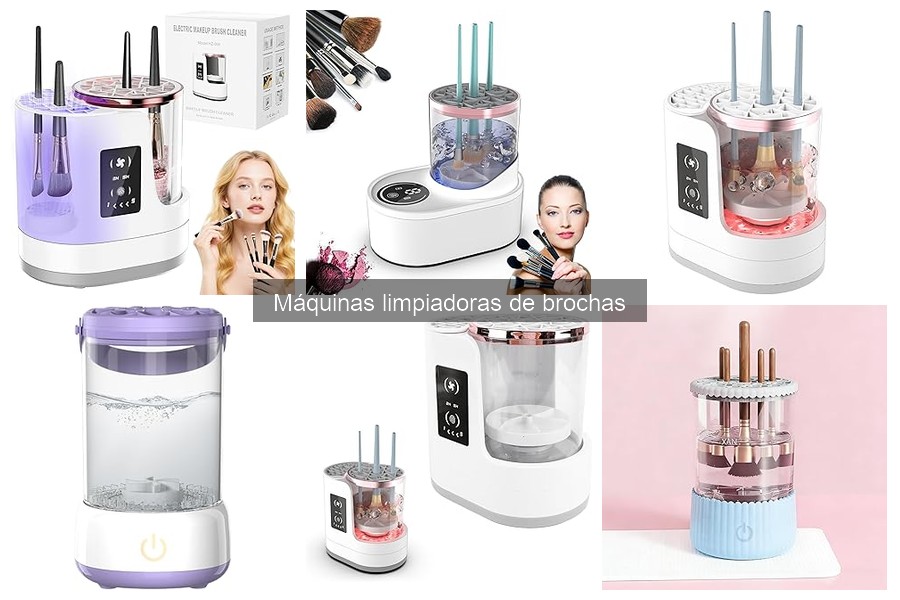 Mejores máquinas limpiadoras de brochas para maquillaje profesional