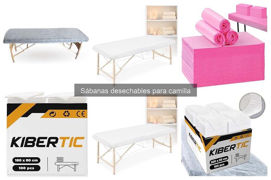 Mejores marcas de sábanas desechables para camilla