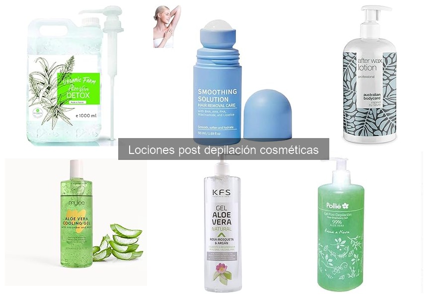Mejores ofertas en lociones post depilación para tu piel