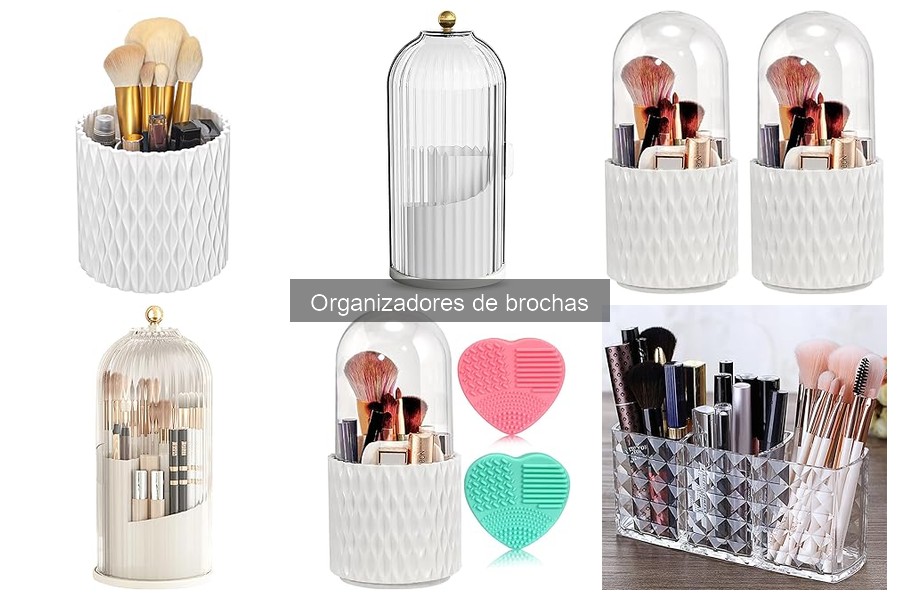 Mejores organizadores de brochas para espacios pequeños