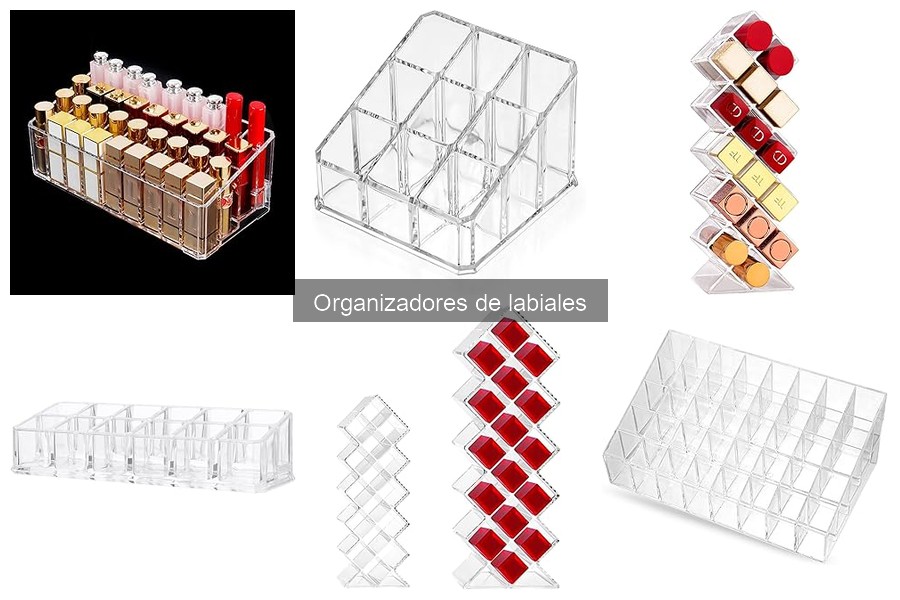 Mejores organizadores de labiales para espacios pequeños
