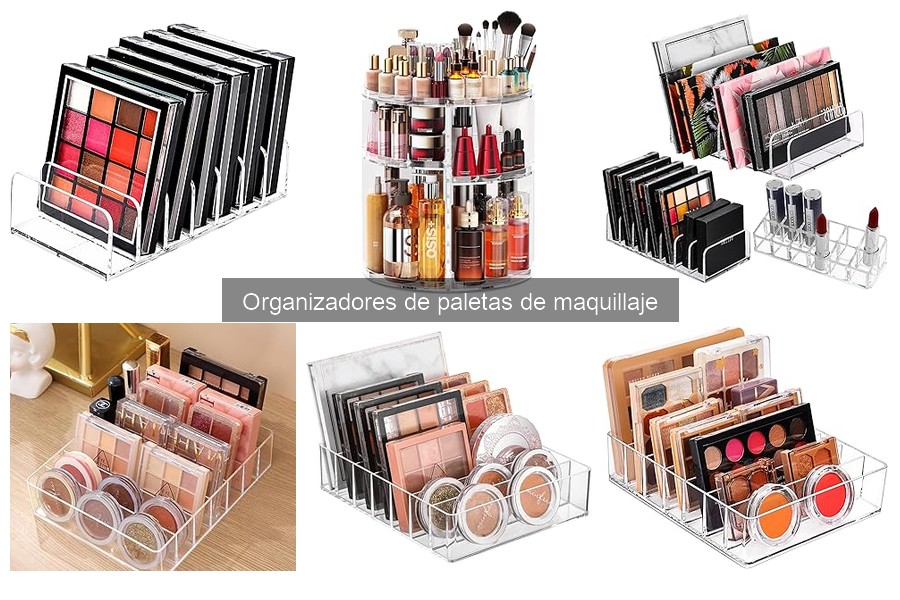 Mejores organizadores de paletas de maquillaje para aficionados