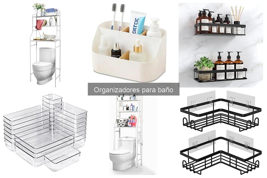 Mejores organizadores para baño según opiniones de usuarios