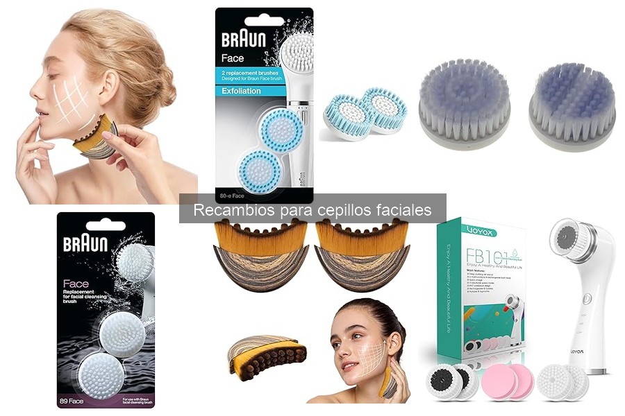Mejores recambios para cepillos faciales en pieles sensibles